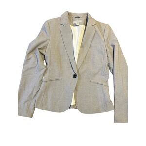 H&M women’s business suit set blazer and dress slacks career wear Size 8 Gray